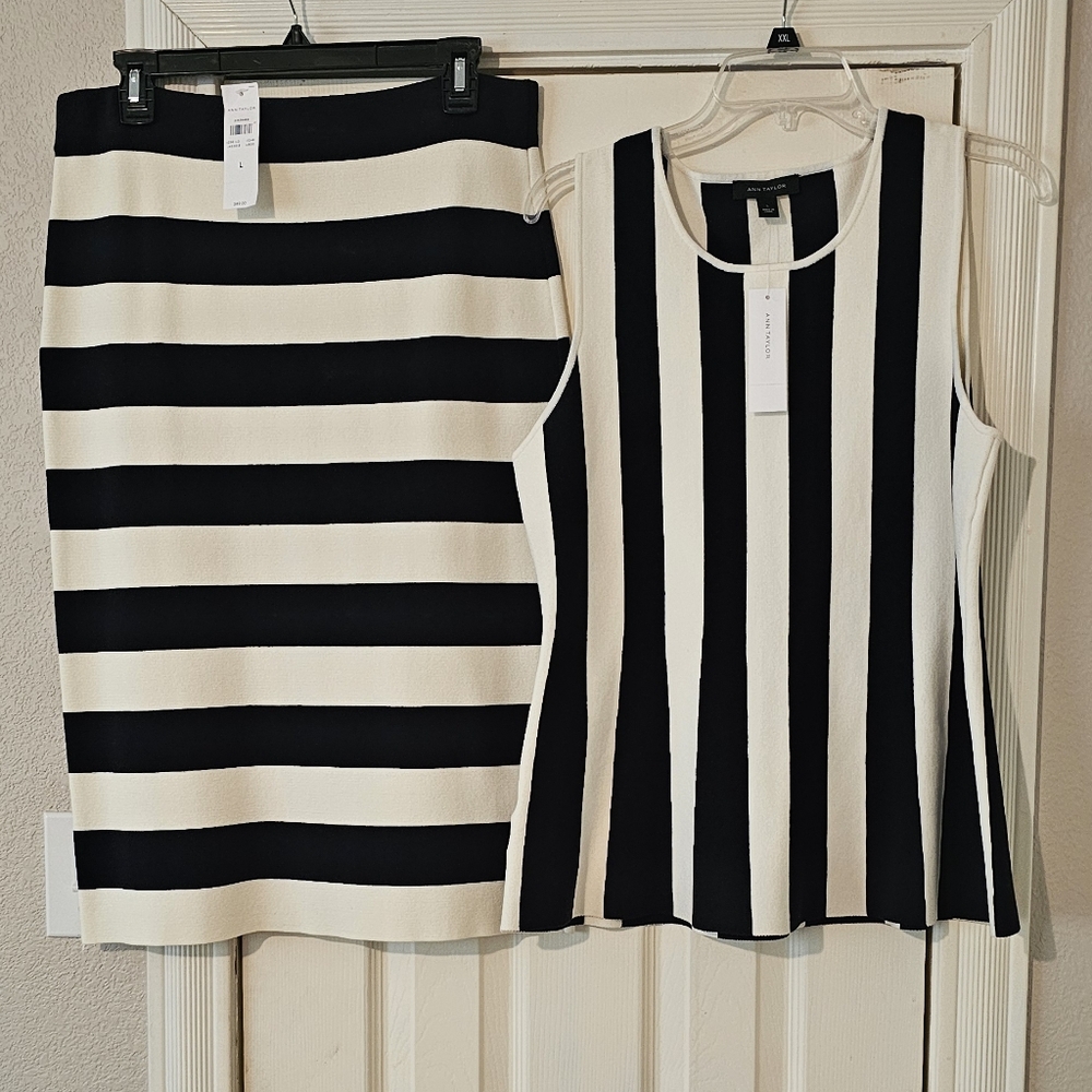 Ann Taylor skirt and top